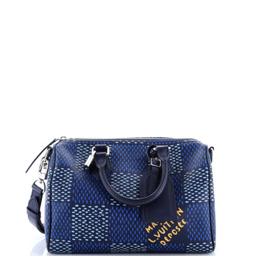 Louis Vuitton Speedy Bandouliere Bag Limited Edition Damier Heritage Canvas 25