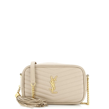 Saint Laurent Lou Camera Bag Matelasse Chevron Leather Mini