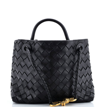 Bottega Veneta Andiamo Top Handle Bag Intrecciato Nappa Small