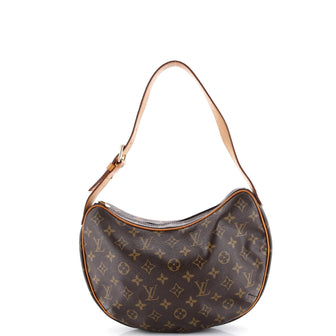 Louis Vuitton Croissant Handbag Monogram Canvas MM