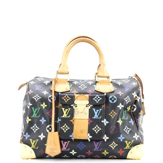 Louis Vuitton Speedy Handbag Monogram Multicolor 30