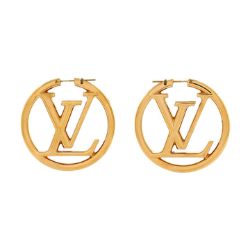 Louis Vuitton Louise Hoop Earrings Metal GM