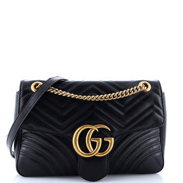 Gucci GG Marmont Flap Bag Matelasse Leather Large