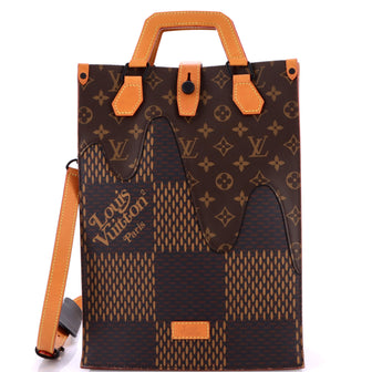 Louis Vuitton Nigo Tote Limited Edition Giant Damier and Monogram Canvas Mini