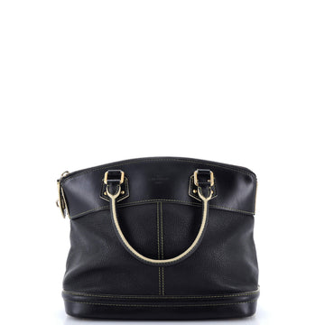 Louis Vuitton Suhali Lockit Handbag Leather PM