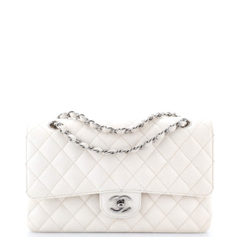 Chanel Classic Double Flap Bag Quilted Caviar Medium