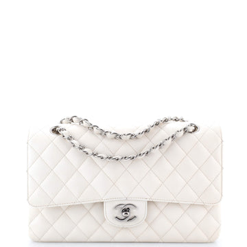 Chanel Classic Double Flap Bag Quilted Caviar Medium