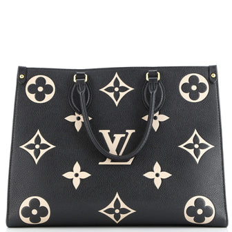 Louis Vuitton OnTheGo Tote Bicolor Monogram Empreinte Giant MM