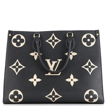 Louis Vuitton OnTheGo Tote Bicolor Monogram Empreinte Giant MM