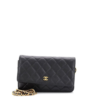 Chanel Wallet on Chain Quilted Caviar