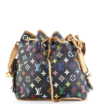 Louis Vuitton Petit Noe Handbag Monogram Multicolor