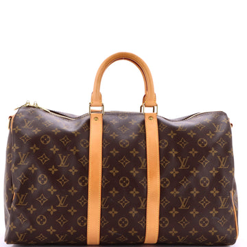 Louis Vuitton Keepall Bandouliere Bag Monogram Canvas 45