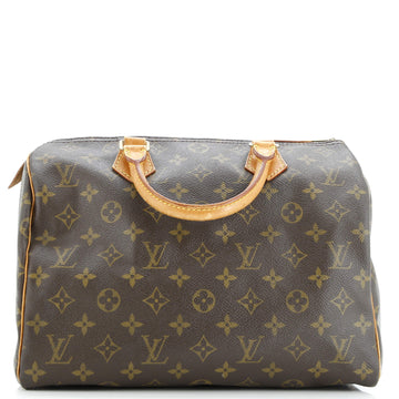 Louis Vuitton Speedy Handbag Monogram Canvas 30