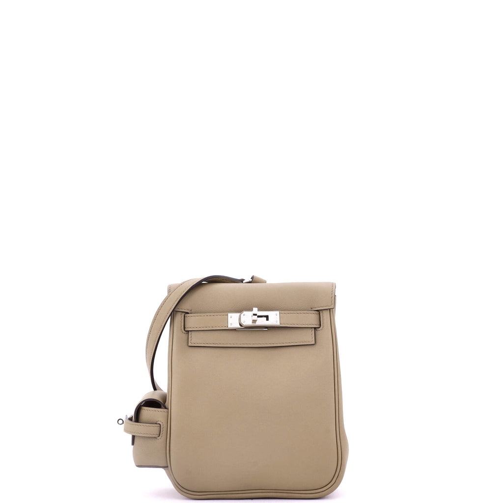 Hermes Kelly Jump Backpack Swift Mini Neutral 35922733
