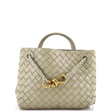 Bottega Veneta Andiamo Top Handle Bag Intrecciato Nappa Small
