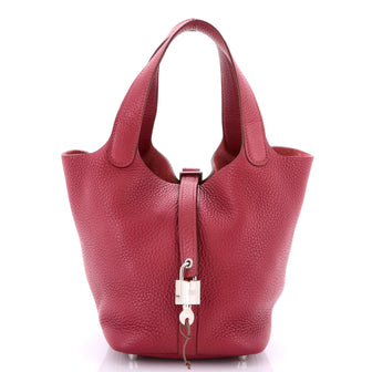 Hermes Picotin Lock Bag Clemence PM