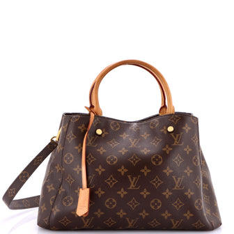 Louis Vuitton Montaigne Handbag Monogram Canvas MM