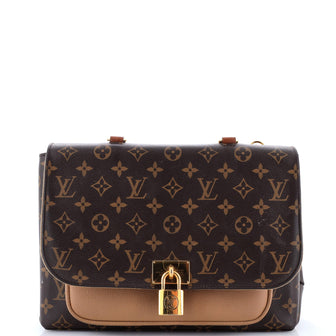 Louis Vuitton Marignan Handbag Monogram Canvas with Leather