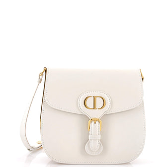 Christian Dior Bobby Frame Flap Bag Leather Medium