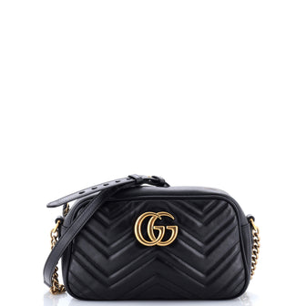 Gucci GG Marmont Shoulder Bag Matelasse Leather Small