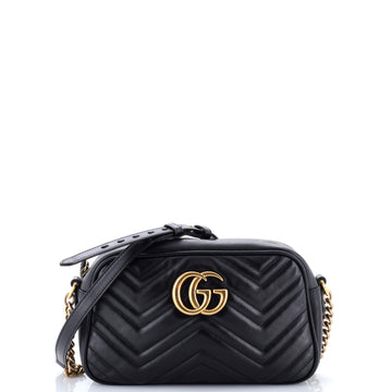 Gucci GG Marmont Shoulder Bag Matelasse Leather Small