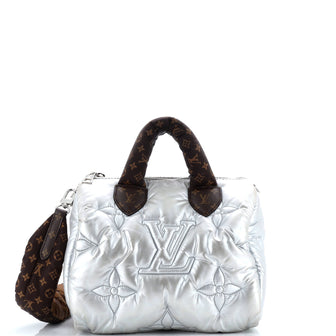 Louis Vuitton Speedy Bandouliere Bag Monogram Quilted Econyl Nylon 25