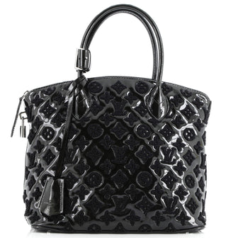 Louis Vuitton Fascination Lockit Handbag Patent Lambskin