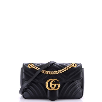 Gucci GG Marmont Flap Bag Matelasse Leather Mini