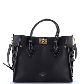 Louis Vuitton On My Side Tote Monogram Tuffetage Leather MM