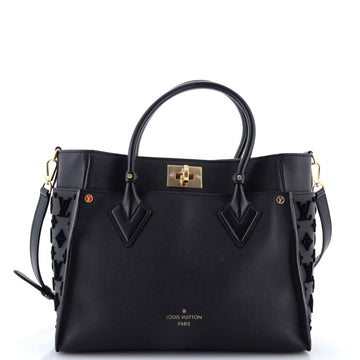 Louis Vuitton On My Side Tote Monogram Tuffetage Leather MM