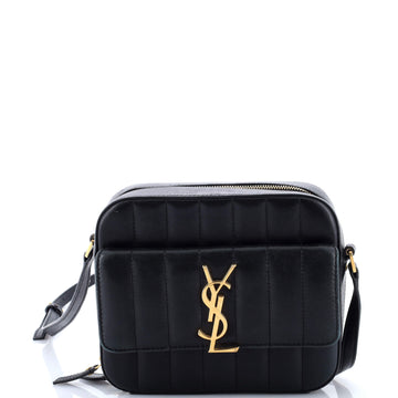 Saint Laurent Vicky Camera Bag Vertical Quilted Leather Medium