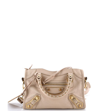 Balenciaga City Classic Metallic Edge Bag Leather Mini