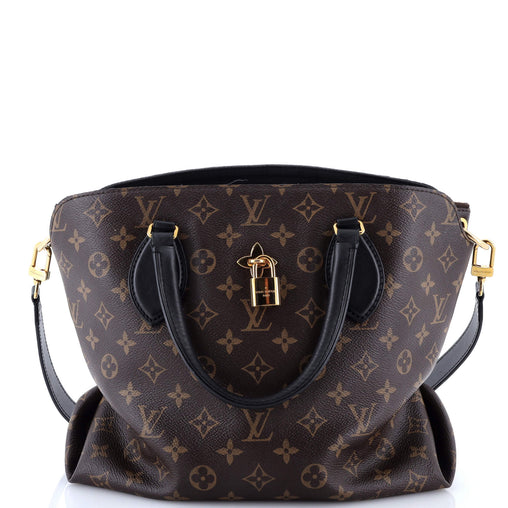 ルイビトン生地 Louis Vuitton Flower Zipped Tote Monogram Canvas MM Brown 3594261