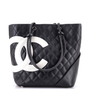 Chanel Cambon Tote Quilted Leather Medium