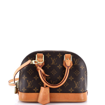 Louis Vuitton Alma Handbag Monogram Canvas BB