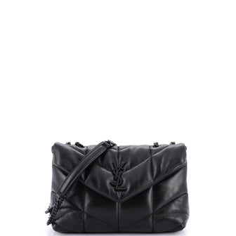 Saint Laurent Loulou Puffer Shoulder Bag Quilted Leather Mini