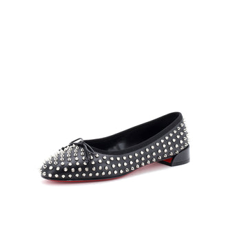 Christian Louboutin Women's Sweetie Jane Spikes Flats Leather