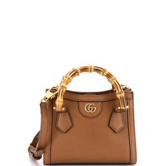 Gucci Diana NM Bamboo Handle Tote Leather Mini