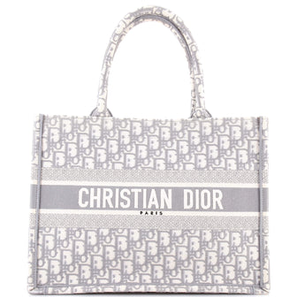 Christian Dior Book Tote Oblique Canvas Medium