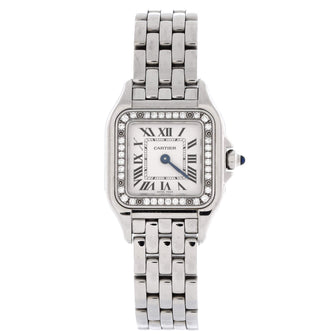 Cartier Panthere de Cartier Quartz Watch White Gold with Diamond Bezel 22