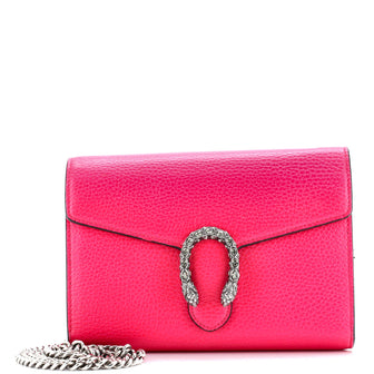 Gucci Dionysus Chain Wallet Leather with Embellished Detail Small