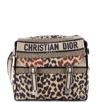 Christian Dior Diorcamp Messenger Bag Embroidered Canvas