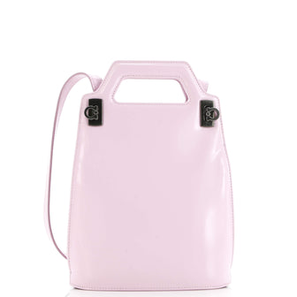 Salvatore Ferragamo Wanda Top Handle Shoulder Bag Leather North South
