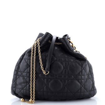 Christian Dior Ammi Supple Bag Macrocannage Quilt Lambskin Large
