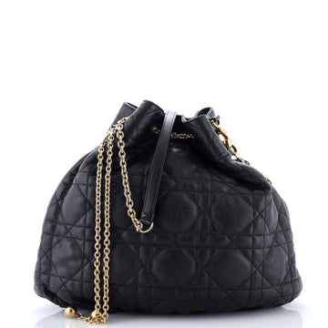 Christian Dior Ammi Supple Bag Macrocannage Quilt Lambskin Large