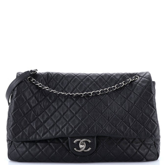 Chanel XXL Travel Flap Bag Quilted Calfskin Large