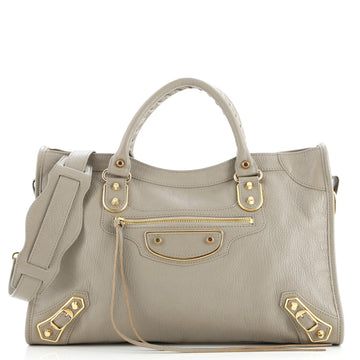 Balenciaga City Classic Metallic Edge Bag Leather Medium