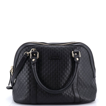 Gucci Convertible Dome Satchel Microguccissima Leather Medium
