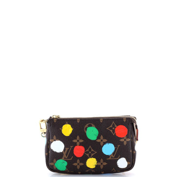 Louis Vuitton Pochette Accessoires Yayoi Kusama Painted Dots Monogram Canvas Mini