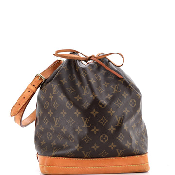 Louis Vuitton Noe Handbag Monogram Canvas Large
